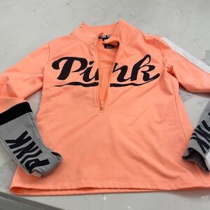 Victoria's Secret Pink Peach Pullover